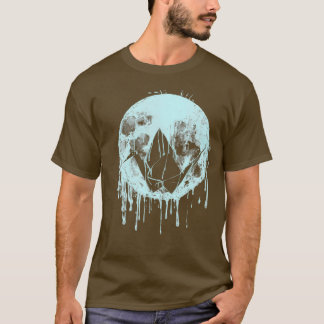 Moon Painted Paper Crane T-Shirt