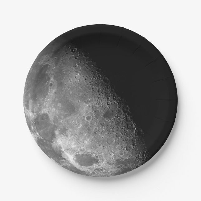 Moon Paper Plate (Front)