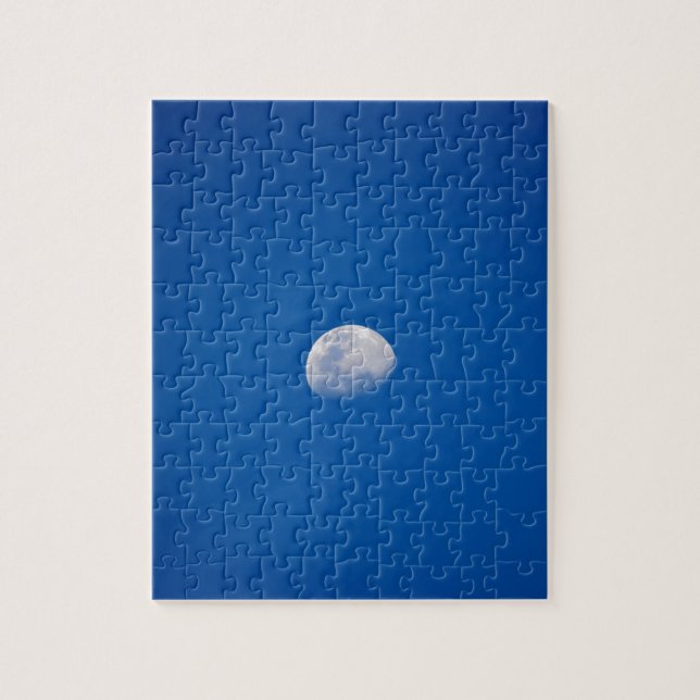 MOON PHASE DAY TIME SKY JIGSAW PUZZLE (Vertical)