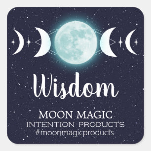 Moon Phase Intention Candle Labels