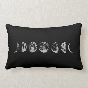 Moon Phase Throw Lumbar Pillow