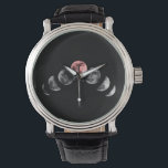 Moon Phase Watch Eclipse Astronomy Watch<br><div class="desc">Astronomy design with moon phases. Astronomy watch. Space Watch. Lunar Watch,  Perfect gift for wedding,  birthday and any special occasions. A good way to say "I love you to the moon and back".</div>