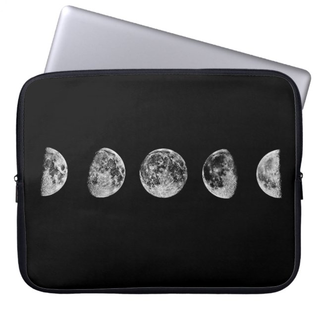Moon Phases 15" laptop case (Front)