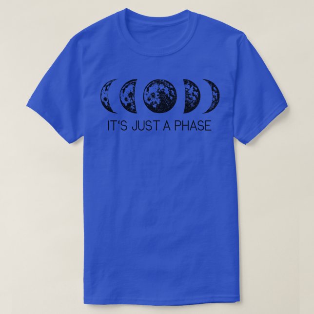 Moon Phases Astronomy T-Shirt (Design Front)