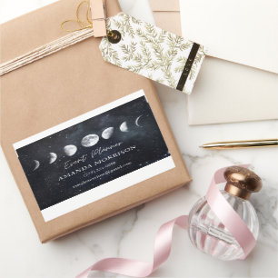 Moon Phases Celestial Event Planner Rectangular Sticker
