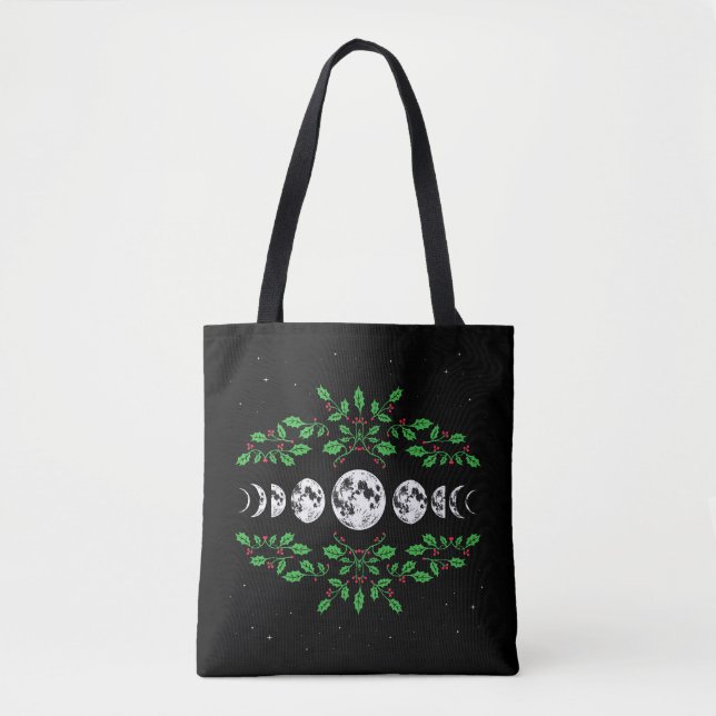 Moon phases garden tote bag (Front)