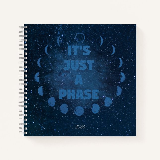 Moon Phases Journal and Sketchbook (Front)