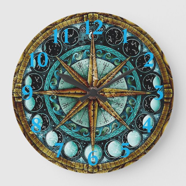 Moon Phases Large Clock (Front)