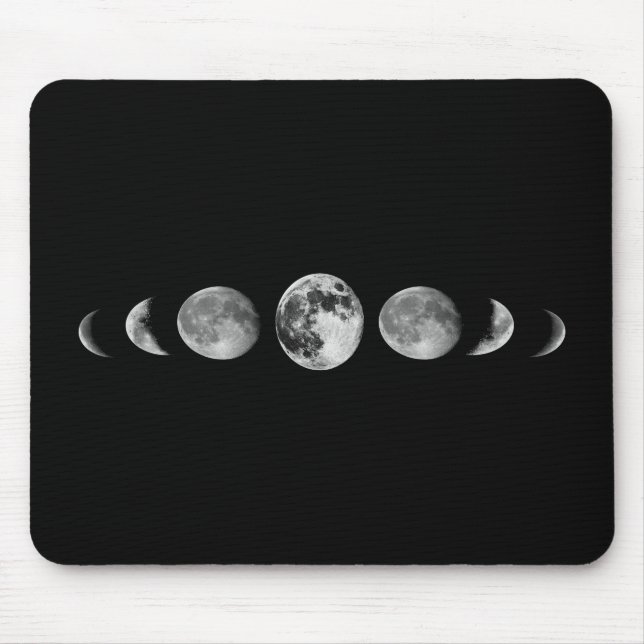 Moon Phases Mouse Pad (Front)