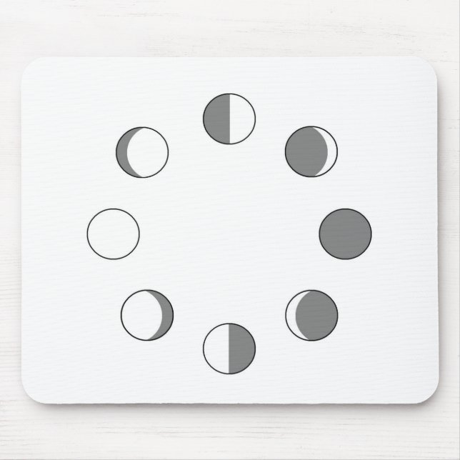 MOON PHASES MOUSE PAD (Front)