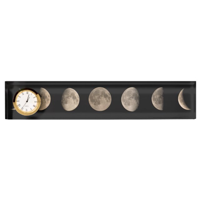 Moon phases nameplate (Front)