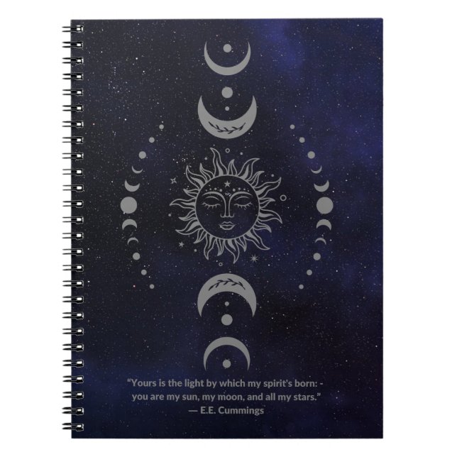 Moon Phases Notebook (Front)