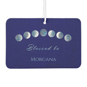 Moon Phases Personalized Car Air Freshener