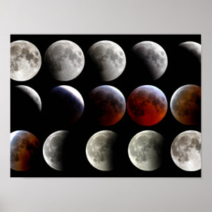 Moon Phases Poster