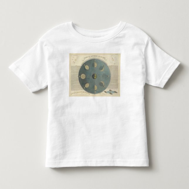 Moon Phases Toddler T-Shirt (Front)