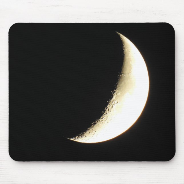 Moon Photo Close up of Craters Mouse Pad (Front)