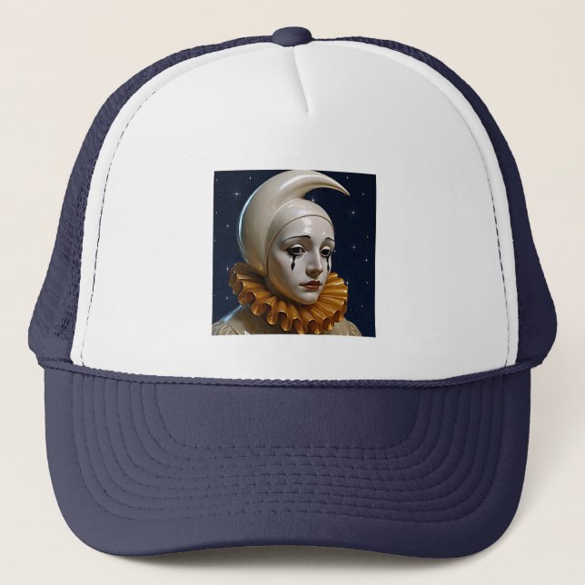 Moon Pierrot Trucker Hat (Front)