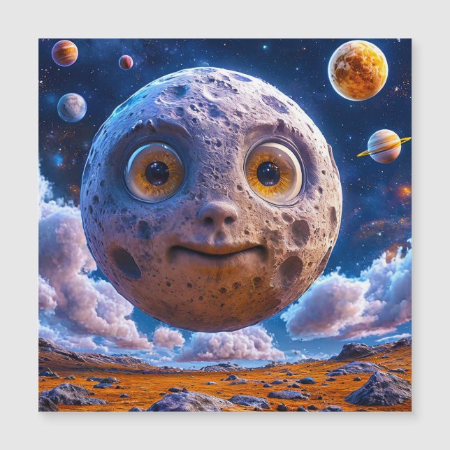 Moon planets galaxy (Front)