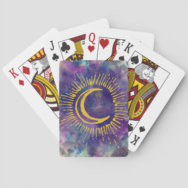 "Moon" Playing Cards (Gold-Etc) (Back)