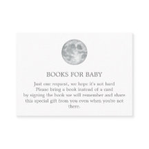 Moon Please bring a book Enclosure Card