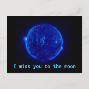 Moon postcard