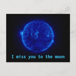 Moon postcard
