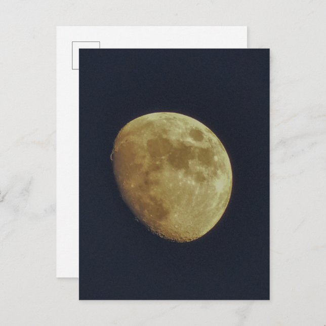 Moon  postcard (Front/Back)