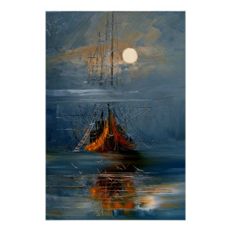 Moon Poster