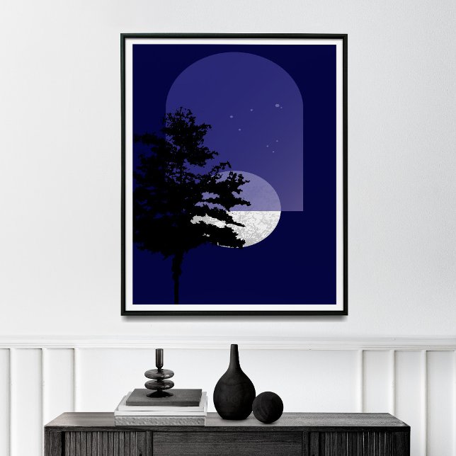 Moon Print, Modern Boho Wall Art,  Poster (Creator Uploaded)