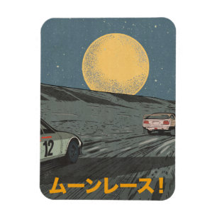 Moon Race Magnet
