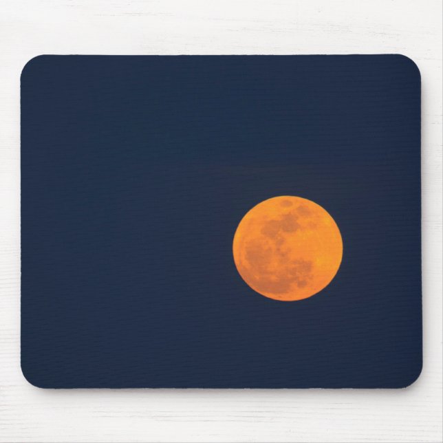 Moon Rise of the Super Moon | Savannah, Georgia Mouse Pad (Front)