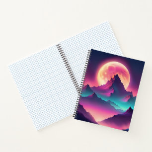 moon rising notebook