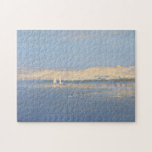 Moon Rising over the Nile Jigsaw Puzzle