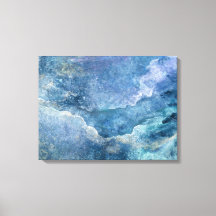 Moon River and Me Canvas Wrap