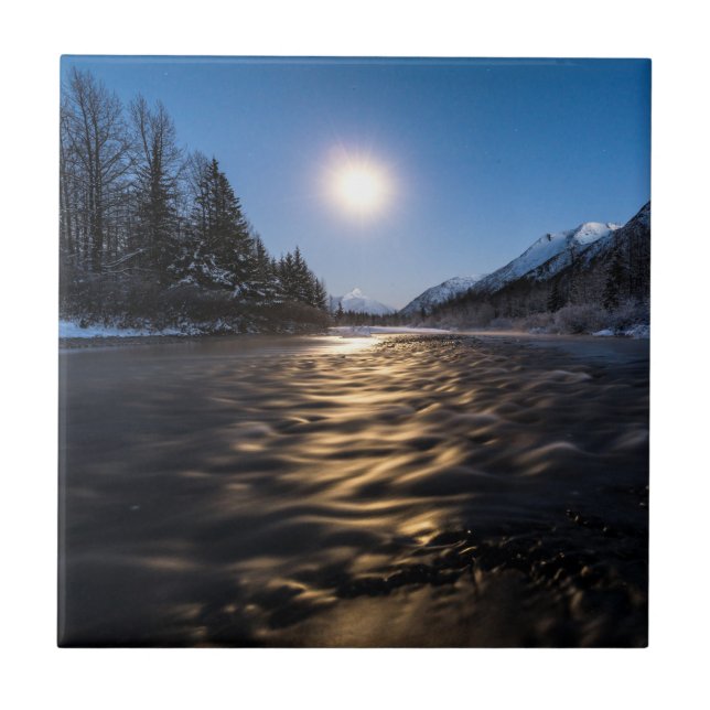 Moon River Ceramic Tile (Front)