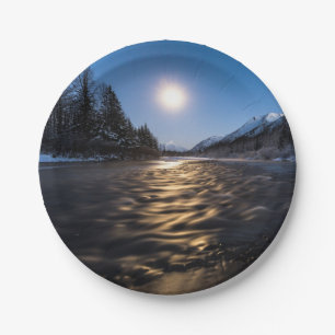 Moon River Paper Plate