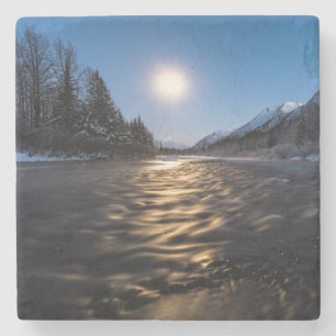 Moon River Stone Coaster