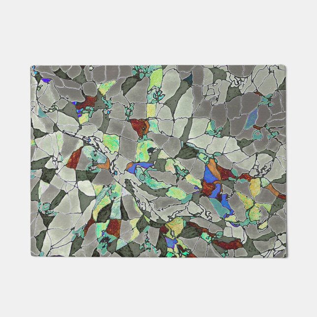 Moon Rocks Meditation Doormat (Front)