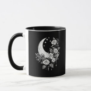 Moon Roses - Romantic Goth - Whimsigoth Witchy Wit Mug