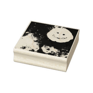 moon rubber stamp