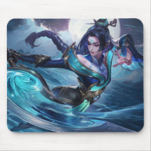 Moon Scorn Gaming Mousepad | Night Warrior theme