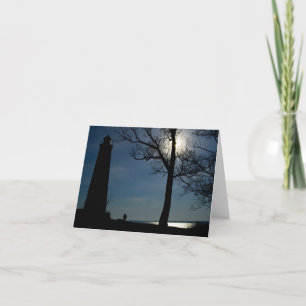 Moon Set Note Card