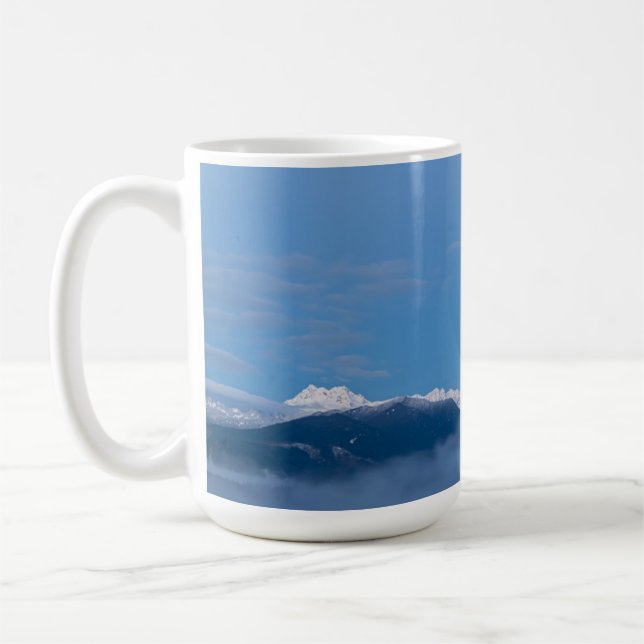 Moon Setting | Seabeck, Washington Coffee Mug (Left)