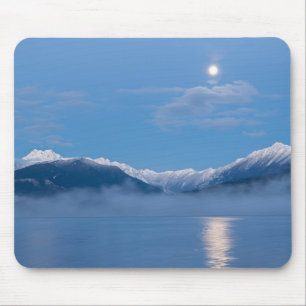 Moon Setting Seabeck, Washington Mouse Pad