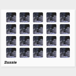 Moon Shadows - Square Sticker