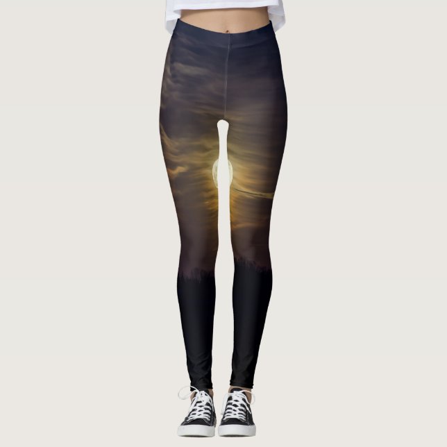 Moon Silhouette Leggings (Front)