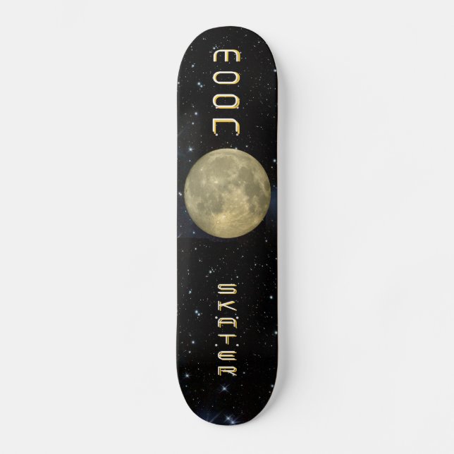 Moon Skater Skateboard (Front)
