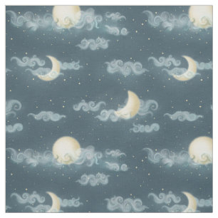 Moon (small scale) fabric