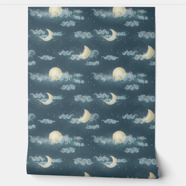 Moon (small scale) wallpaper (Unrolling)