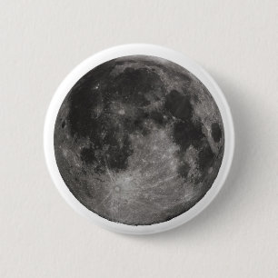 Moon Space Office Party Shower Peace Love Art 6 Cm Round Badge